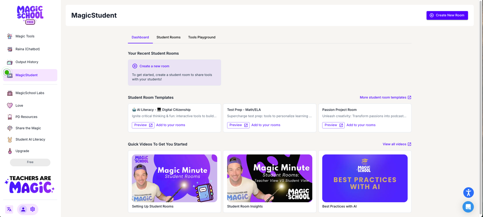 MagicSchool screenshot